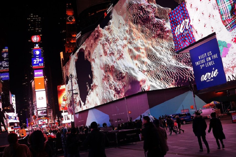 New Eight-Story Tall Digital Billboard Leased By Google In New York City's Times Square