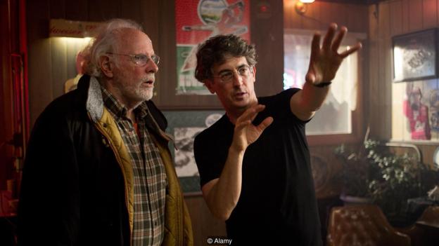 (Left to right) Bruce Dern and Alexander Payne on the set of NEBRASKA, from Paramount Vantage in association with FilmNation Entertainment, Blue Lake Media Fund and Echo Lake Entertainment. NEB-02588